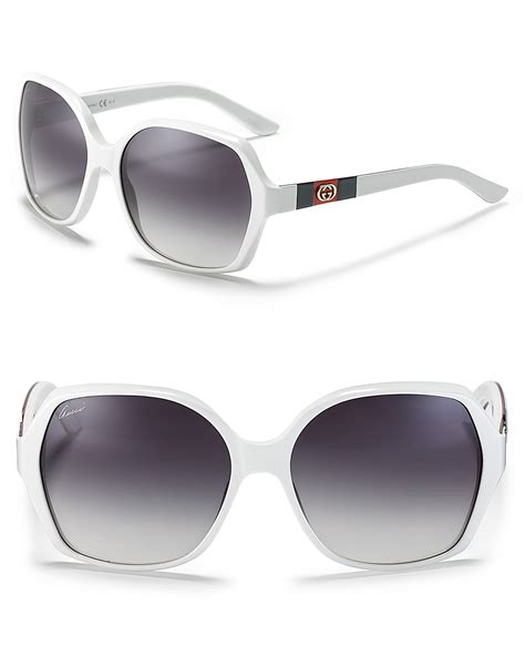 gucci white sunglasses women.